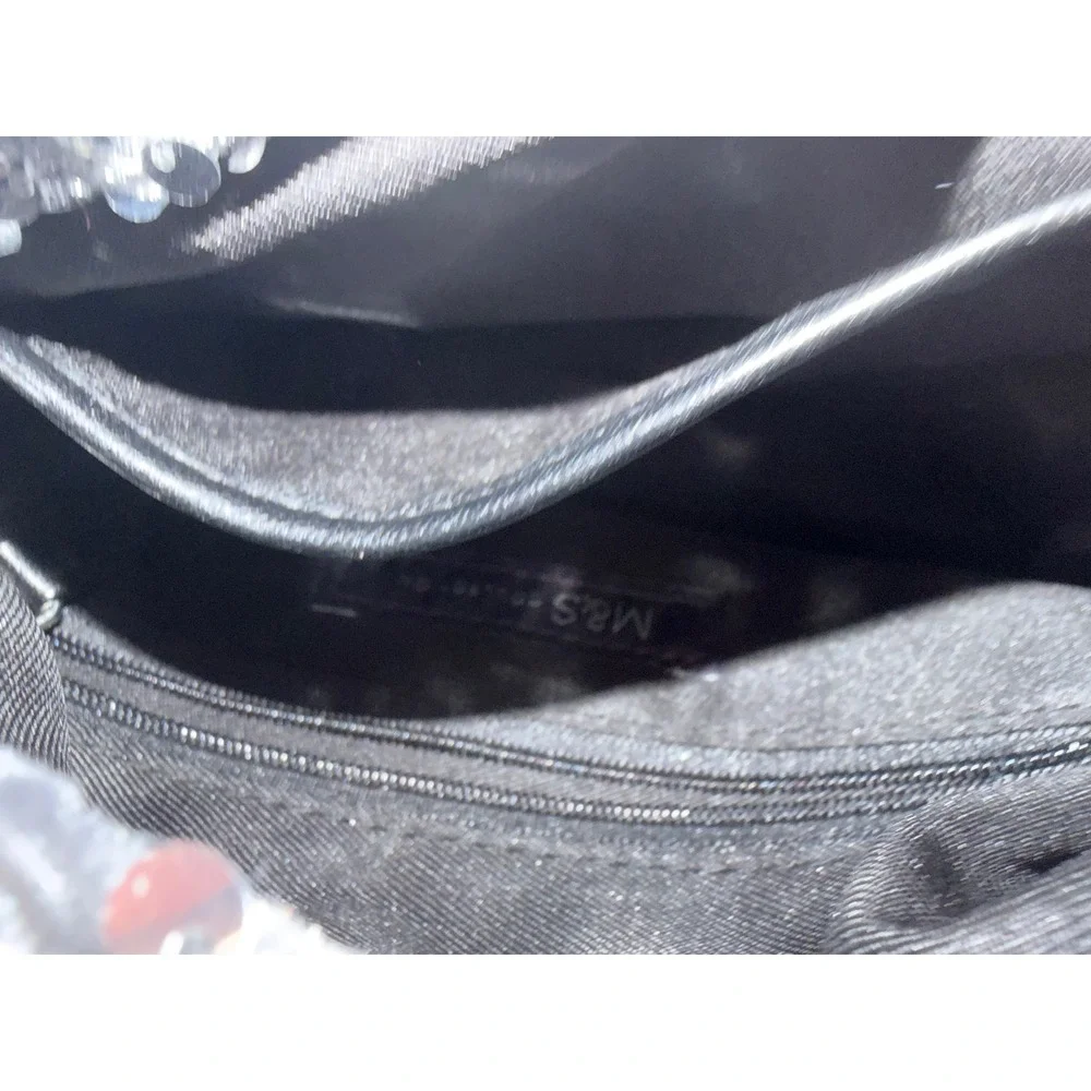 M&S Collection Silver Sequin Hobo purse Y2K EveningParty or jeans & Tshirt